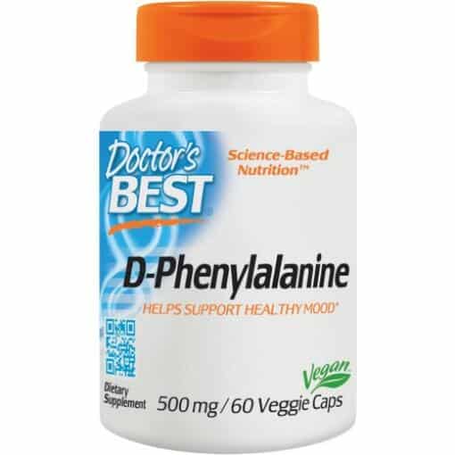 Doctor's Best - D-Phenylalanine 60 vcaps