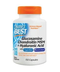 Doctor's Best - Glucosamine Chondroitin MSM + Hyaluronic Acid 150 caps