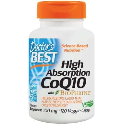 Doctor's Best - High Absorption CoQ10 with BioPerine 100mg - 120 vcaps