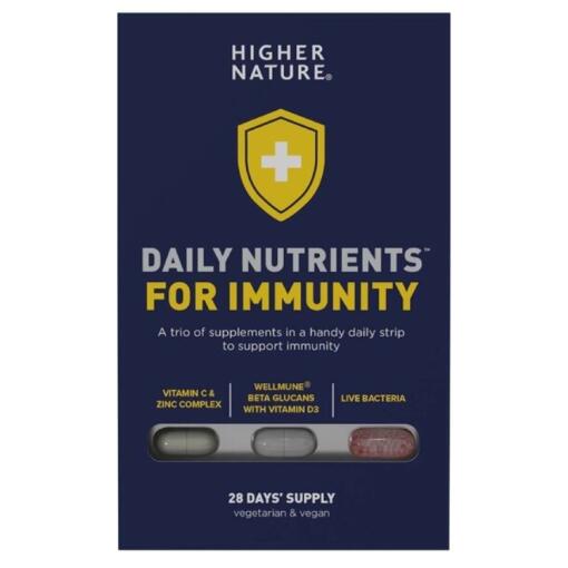 Higher Nature - Daily Nutrients for Immunity - 28 days' supply