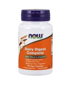 NOW Foods - Dairy Digest Complete - 90 vcaps