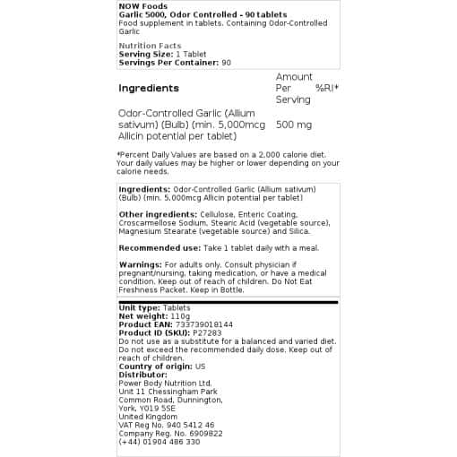 Odor Controlled - 90 tablets