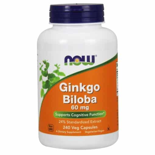 NOW Foods - Ginkgo Biloba 60mg - 240 vcaps