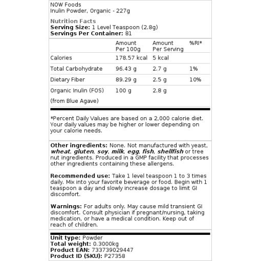 Organic - 227g