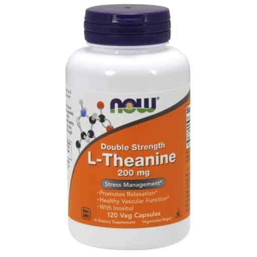 NOW Foods - L-Theanine with Inositl 200mg - 120 vcaps