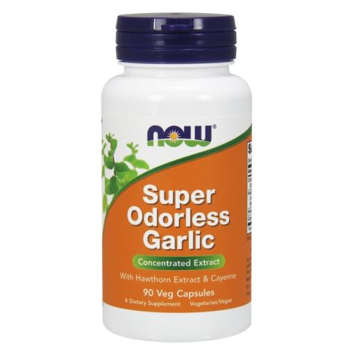 NOW Foods - Super Odorless Garlic 90 vcaps