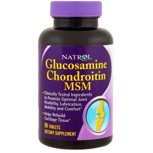 Natrol - Glucosamine Chondroitin MSM 90 tablets