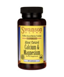 Swanson - Albion Chelated Calcium & Magnesium 60 caps