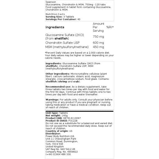 Chondroitin & MSM