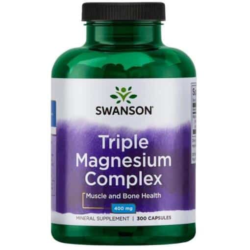 Swanson - Triple Magnesium Complex 400mg - 300 caps