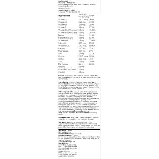 BioTechUSA - Vitabolic - 30 δισκία