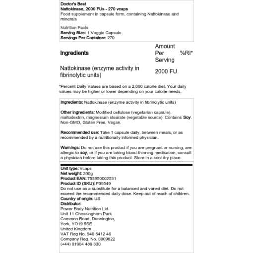 Doctor's Best - Nattokinase