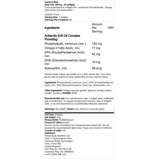 Doctor's Best - Real Krill