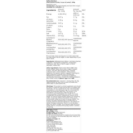 Reflex Nutrition - Πρωτεΐνη φυτικής προέλευσης