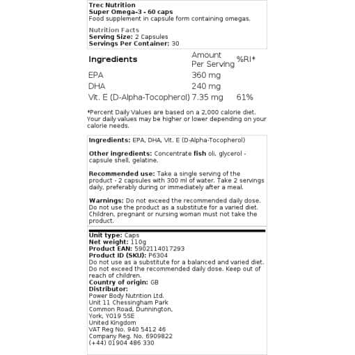 Trec Nutrition - Super Omega-3