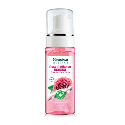 Organic Rose Radiance Micellar Foaming Face Wash - 150 ml.