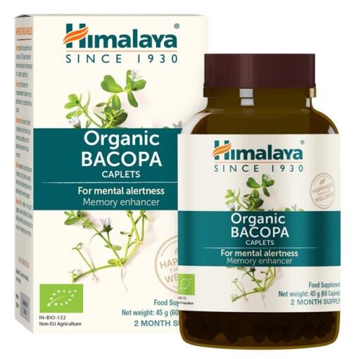 Organic Bacopa - 60 caplets