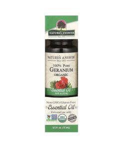 100% Pure Geranium Organic Essential Oil - 15 ml.