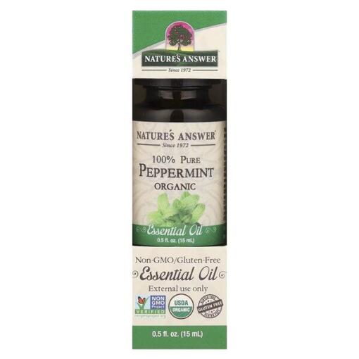 100% Pure Peppermint Organic Essential Oil - 15 ml.