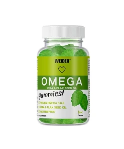 Weider - Omega Gummier, Lime - 50 gummier