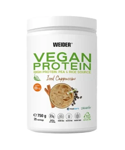 Weider - Vegansk Protein, Iced Cappuccino - 750g
