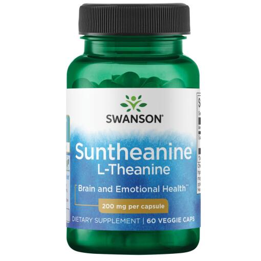 SWANSON L-Teanina 200mg 60vcaps