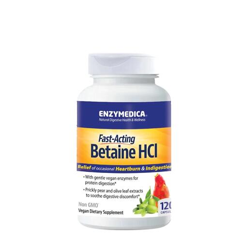 Enzymedica - Betaine HCl - 120 caps
