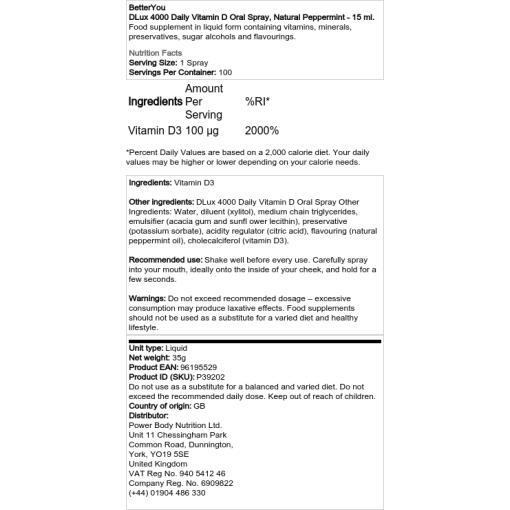 naturlig pebermynte - 15 ml.