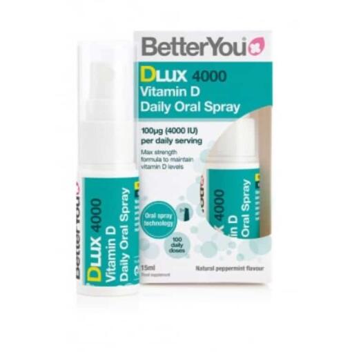 DLux 4000 Daily D-vitamin Oral Spray