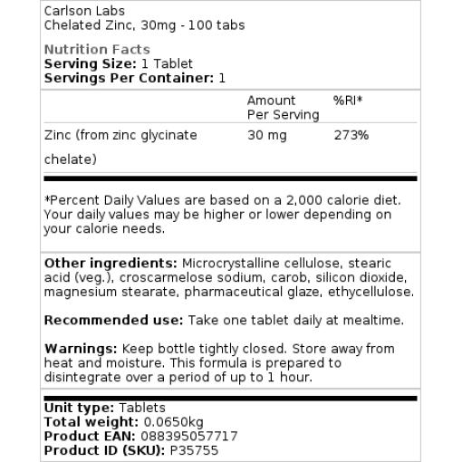 30mg - 100 tabs