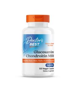 Glucosamin Chondroitin MSM med OptiMSM - 120 kapsler