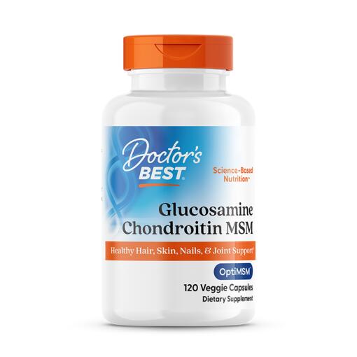 Glucosamin Chondroitin MSM med OptiMSM - 120 kapsler