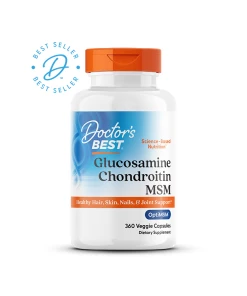 Glucosamin Chondroitin MSM med OptiMSM - 360 kapsler