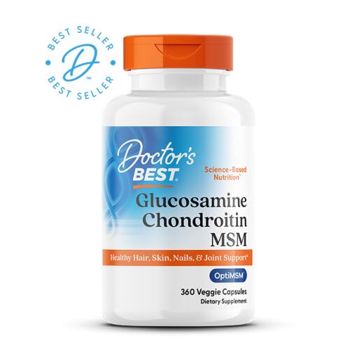 Glucosamin Chondroitin MSM med OptiMSM - 360 kapsler