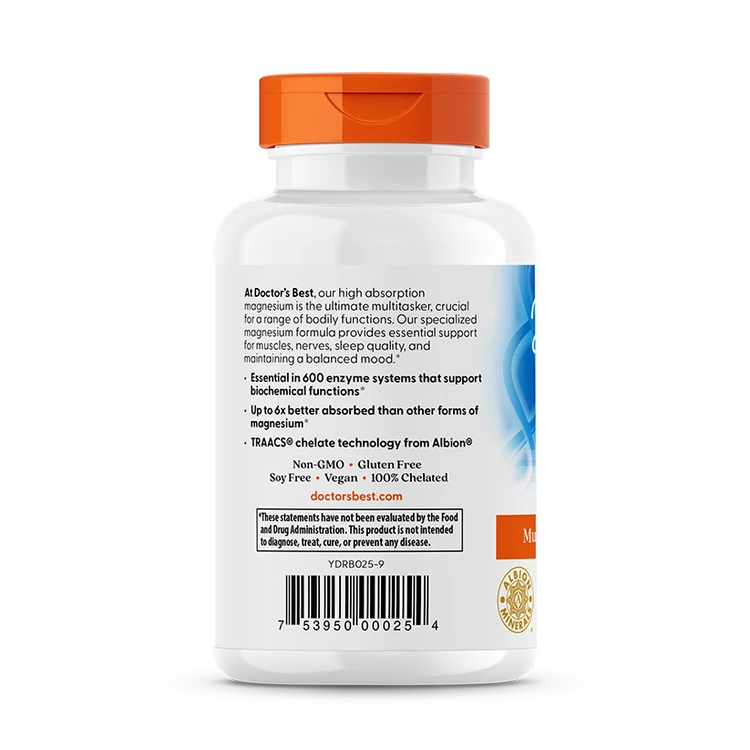 Magnez o wysokiej przyswajalności, 100 mg - 120 tabletek - obrazek 3