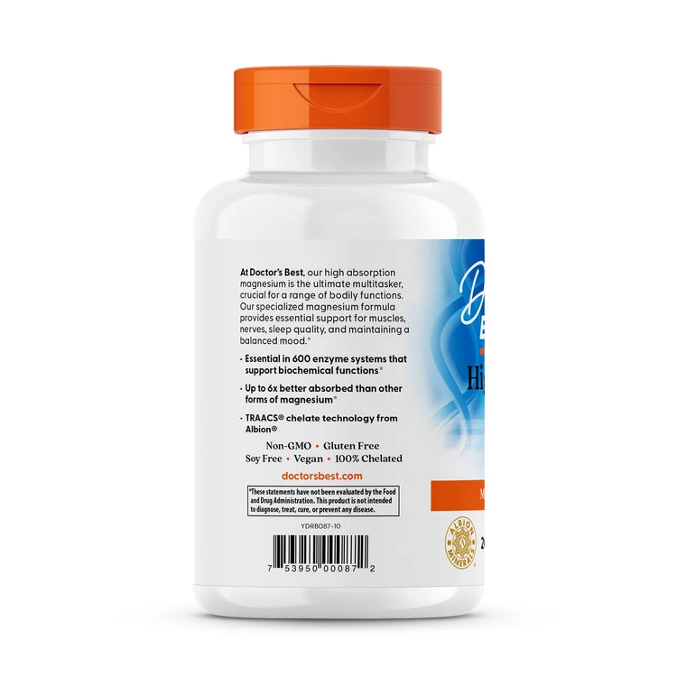 Magnez o wysokiej przyswajalności, 100 mg - 240 tabletek - obrazek 3
