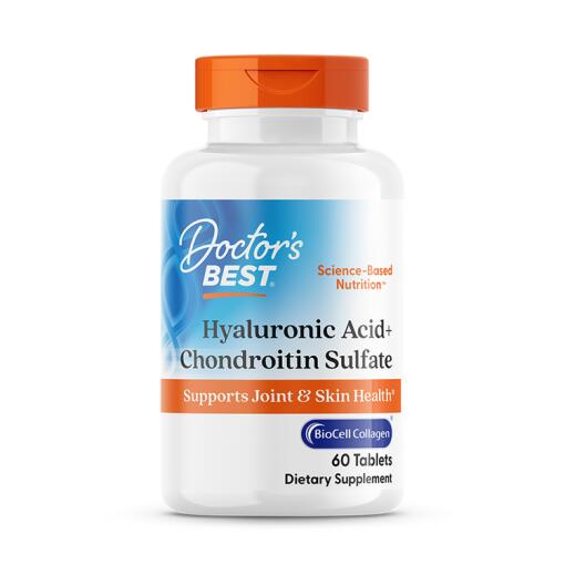 Hyaluronsyre + Chondroitinsulfat med BioCell Collagen - 60 tabs