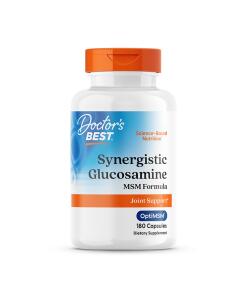 Synergistisk Glucosamin MSM formel med OptiMSM - 180 kapsler