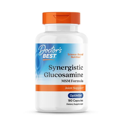 Synergistisk Glucosamin MSM formel med OptiMSM - 180 kapsler