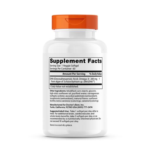 200mg - 60 vegetabilske softgels