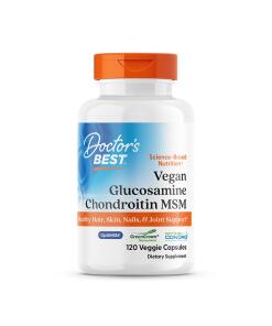 Vegansk Glucosamin & Chondroitin & MSM - 120 hættekapsler