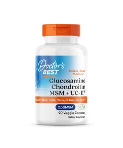 Glucosamin Chondroitin MSM + UC-II - 90 vcaps