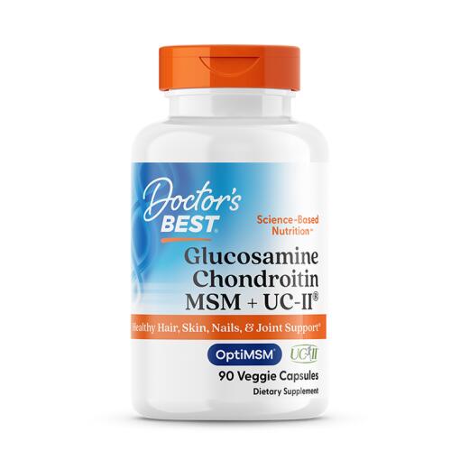 Glucosamin Chondroitin MSM + UC-II - 90 vcaps