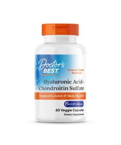 Hyaluronsyre + Chondroitinsulfat med BioCell Collagen - 60 kapsler