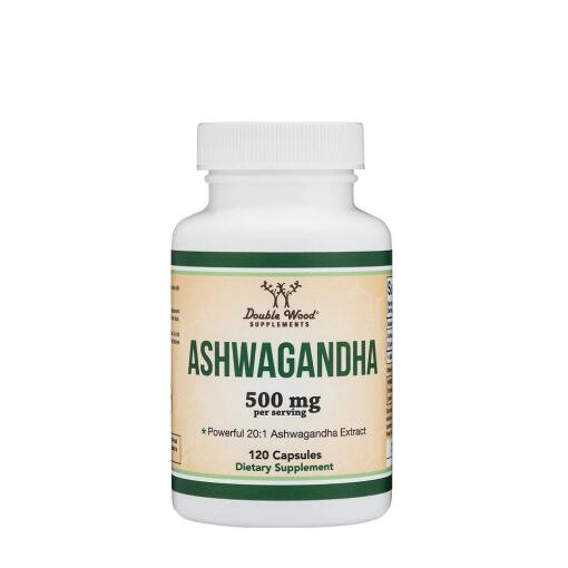 Double Wood Supplements – Ashwagandha 120 kapsler
