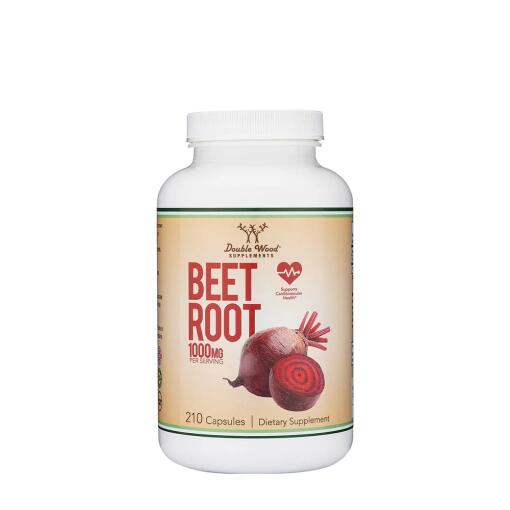 Double Wood Supplements – Rødbederod 210 kapsler