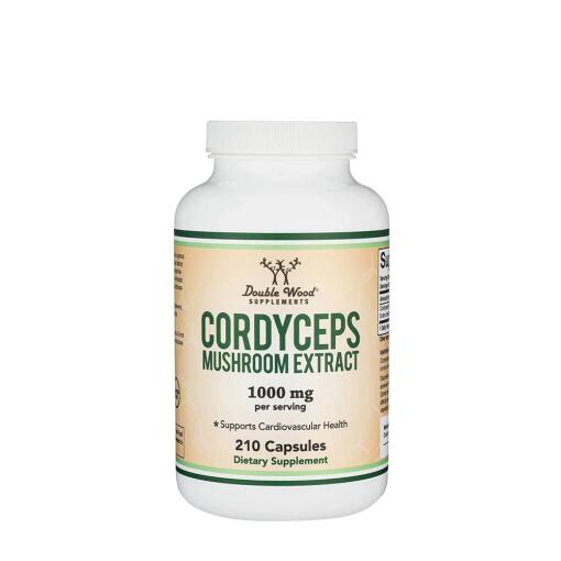 Double Wood Supplements – Cordyceps Mushroom Extract 210 kapsler