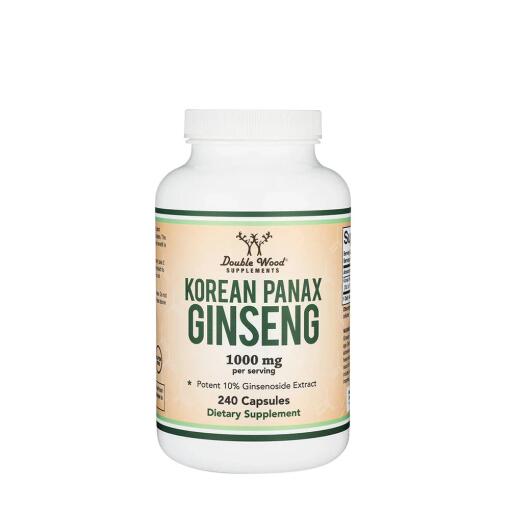 Double Wood Supplements – Koreansk Panax Ginseng 240 kapsler