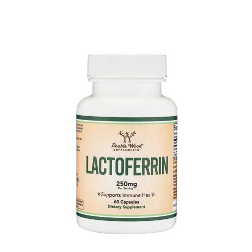 Double Wood Supplements – Lactoferrin 60 Kapsler