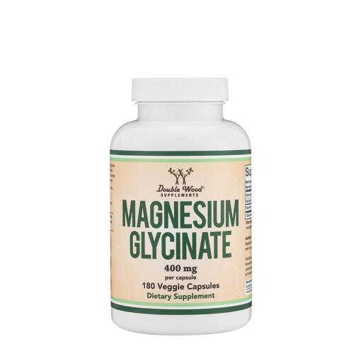 Double Wood Supplements – Magnesium Glycinate 180 kapsler